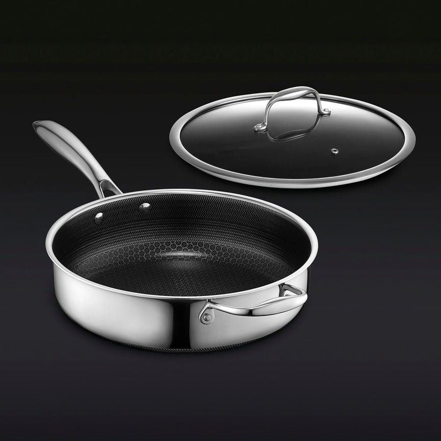 Hybrid Deep Sauté Pan with Lid