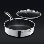 Hybrid Deep Sauté Pan with Lid