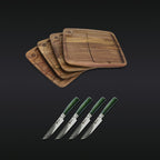 Steak Knife & Bistecca Plate Set, 8-pc