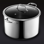 Hybrid Stock Pot with Lid, 12-Qt