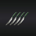 Damascus Steel Steak Knife Set, 4-pc