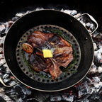 BBQ Grill Pan + Meat Cleaver Bundle