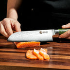 Damascus Steel Knife Set, 7pc