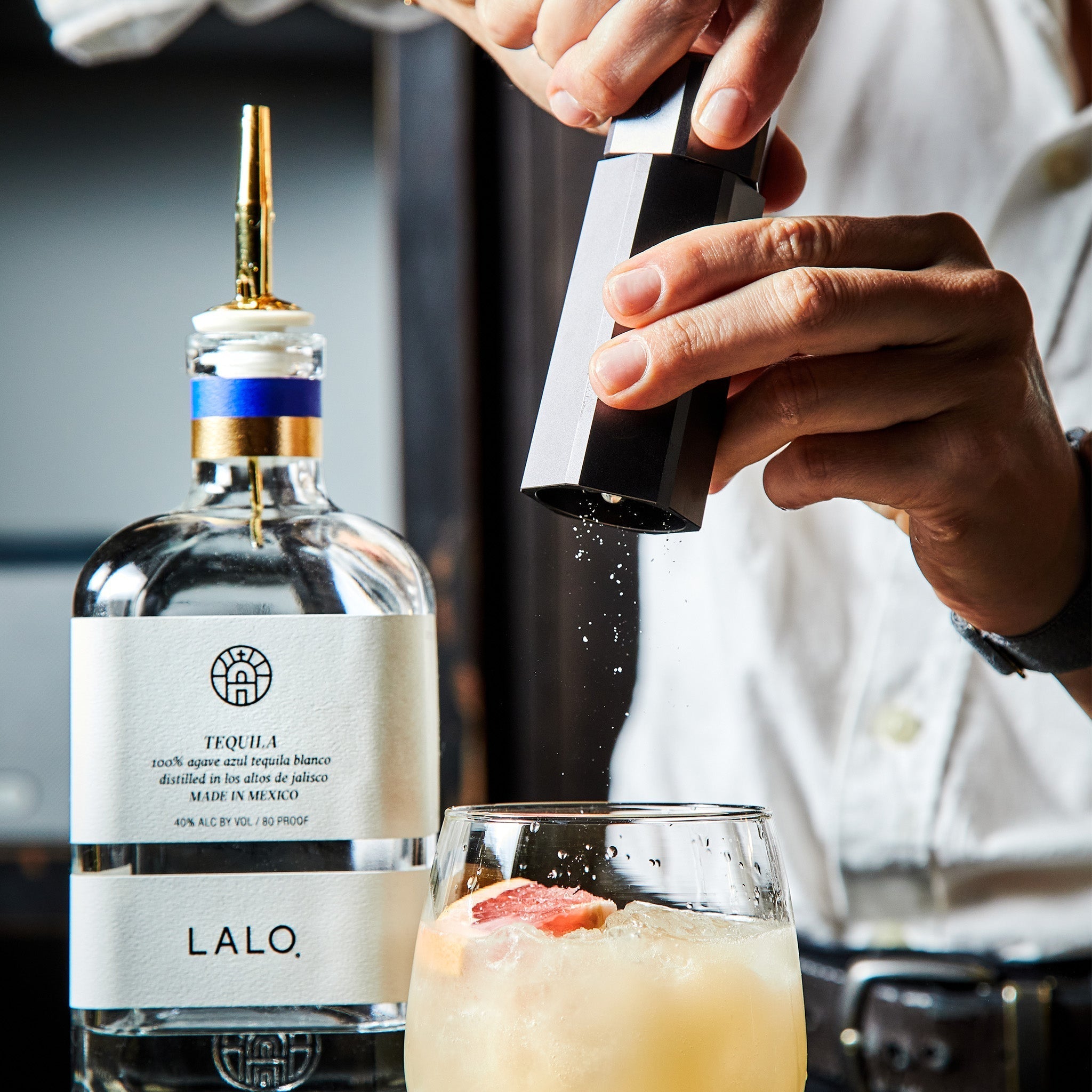 HexMill Tabletop Salt and Pepper Grinders