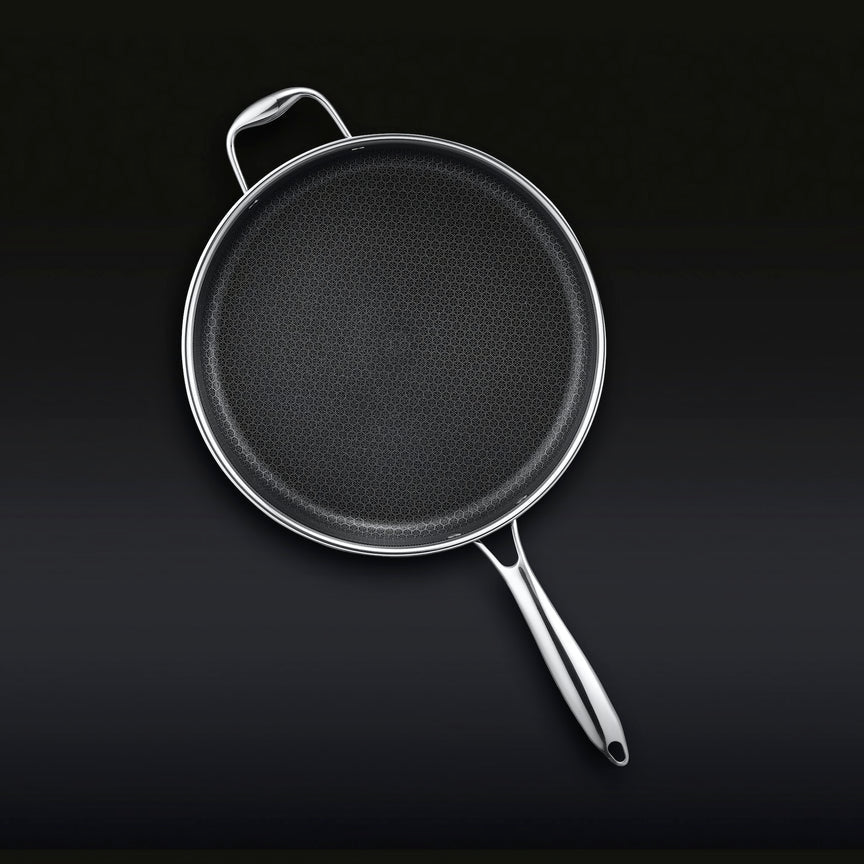 Hybrid Deep Sauté Pan with Lid