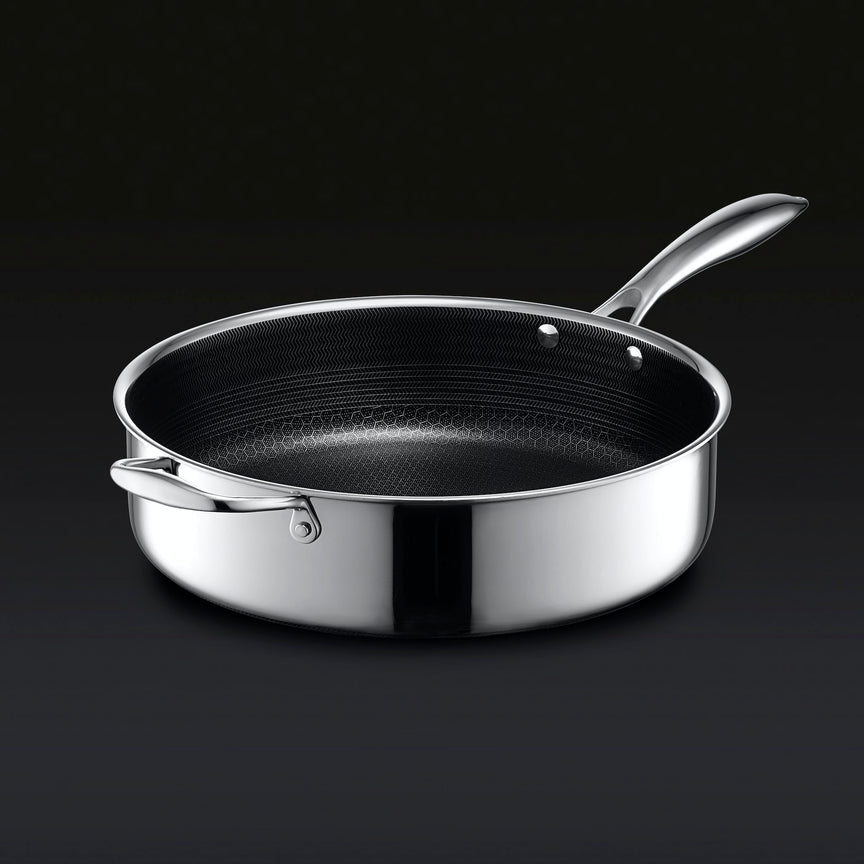 Hybrid Deep Sauté Pan with Lid