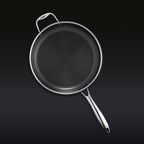 Hybrid Deep Sauté Pan with Lid, 4.5-Qt