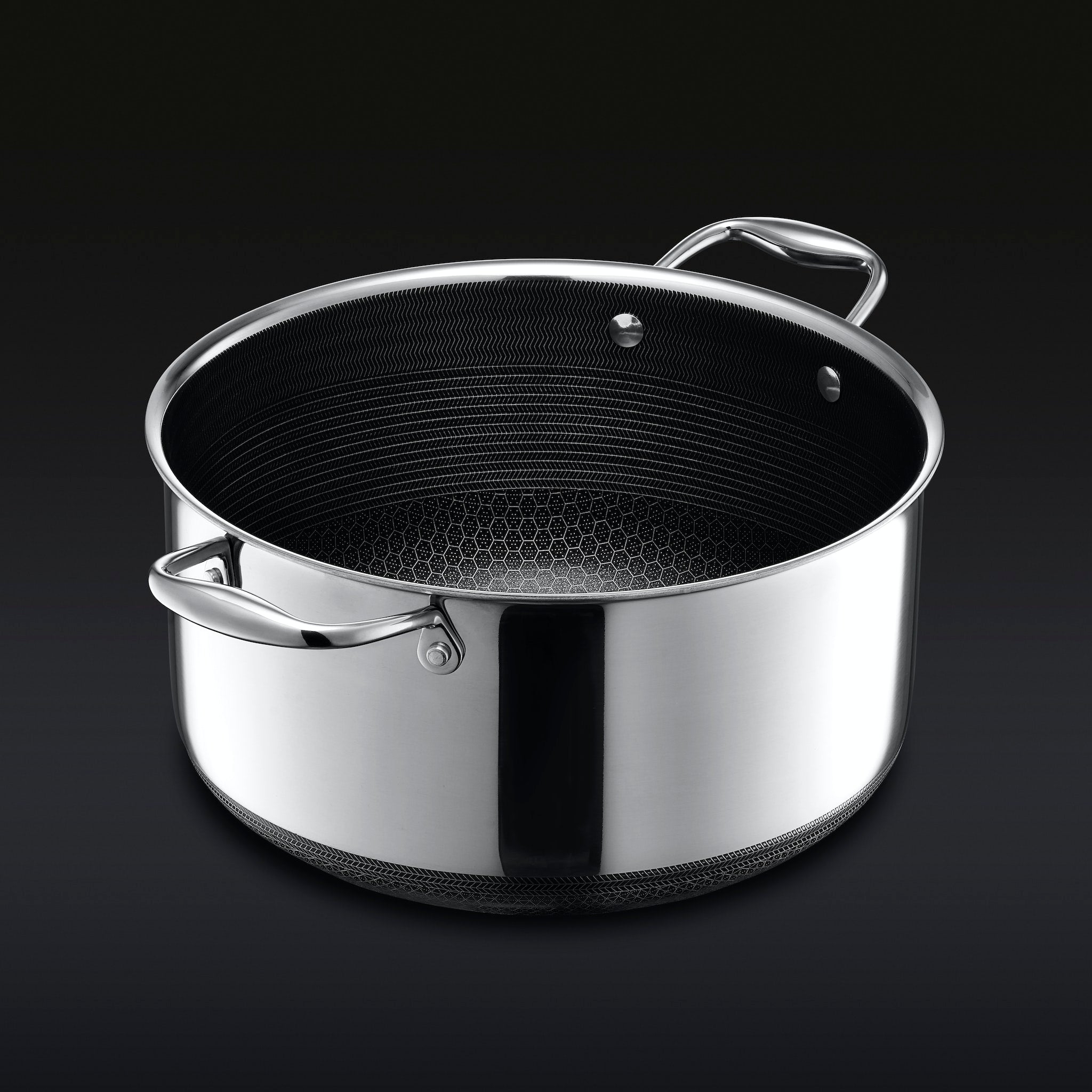 Hybrid Stock Pot With Lid, 8-Qt
