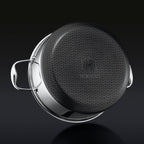 Hybrid Stock Pot With Lid, 8-Qt